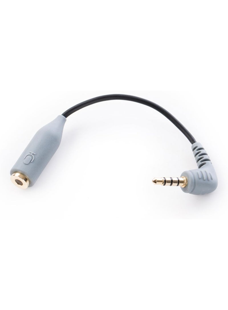 BOYA BY-CIP2 Microphone Adapter cable TRS-TRRS - Image 1